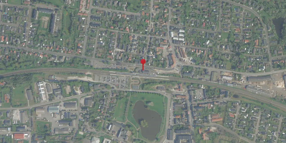 Historisk kort over Hvalsø Station Historisk kort over Hvalsø Station