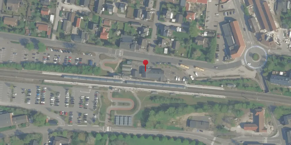 Historisk kort over Hvalsø Station Historisk kort over Hvalsø Station