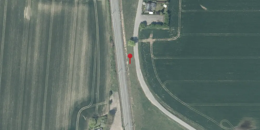 Historisk kort over Tingsted Station [1872-1963]