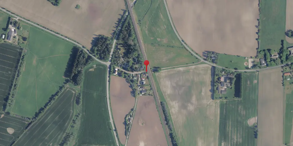 Historisk kort over Skimmede Trinbræt