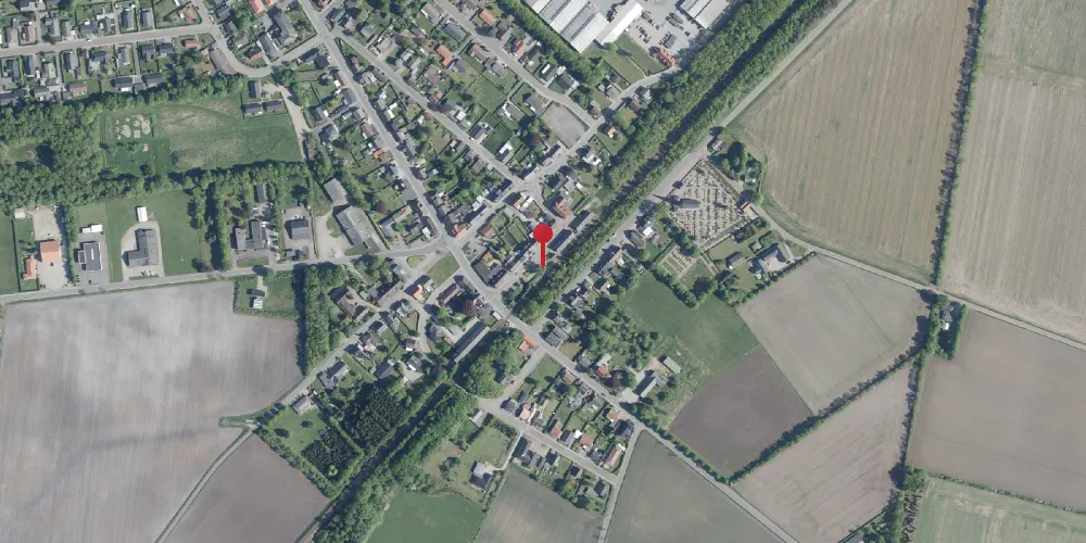 Historisk kort over Troldhede Trinbræt