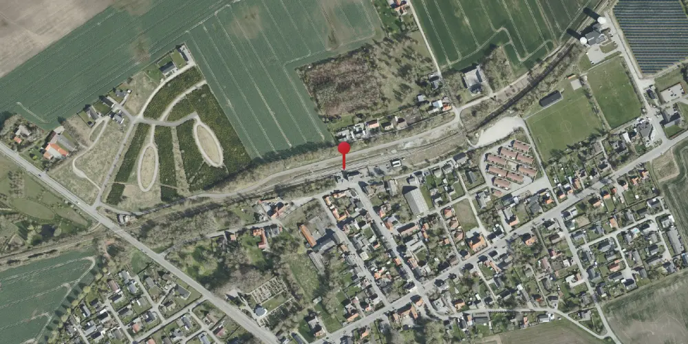 Historisk kort over Trustrup Trinbræt [1978-2016]