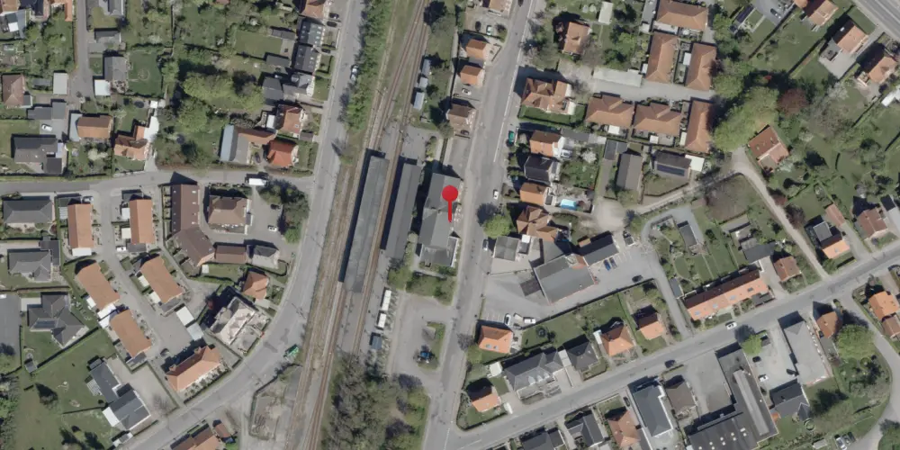 Historisk kort over Tønder H Station Historisk kort over Tønder H Station