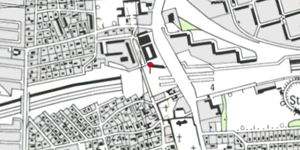 Historisk kort over Tårnby Trinbræt Historisk kort over Tårnby Trinbræt