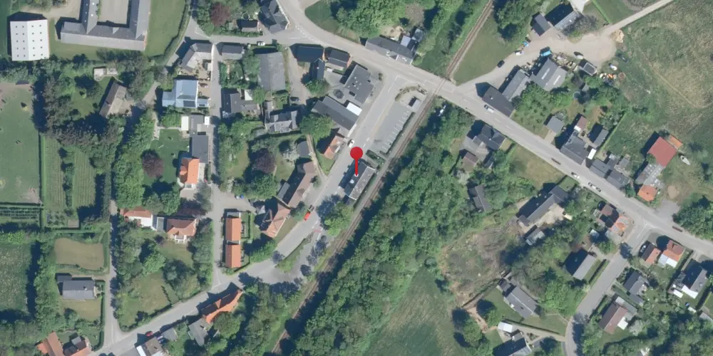 Historisk kort over Uglev Trinbræt