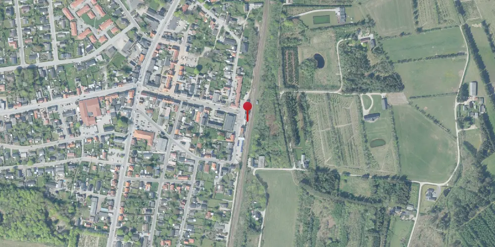 Historisk kort over Ulfborg Trinbræt