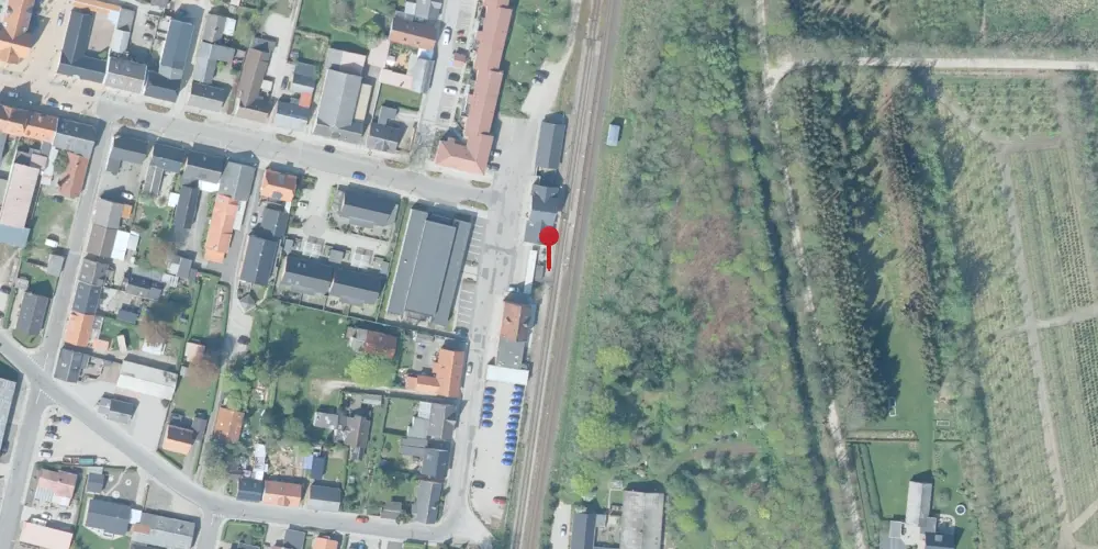 Historisk kort over Ulfborg Trinbræt