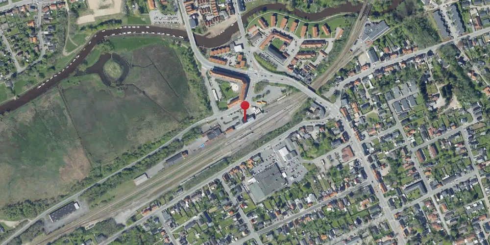 Historisk kort over Varde Station Historisk kort over Varde Station