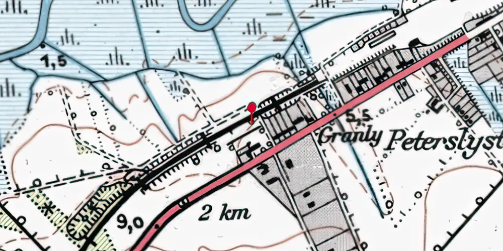 Historisk kort over Varde Kaserne Trinbræt Historisk kort over Varde Kaserne Trinbræt