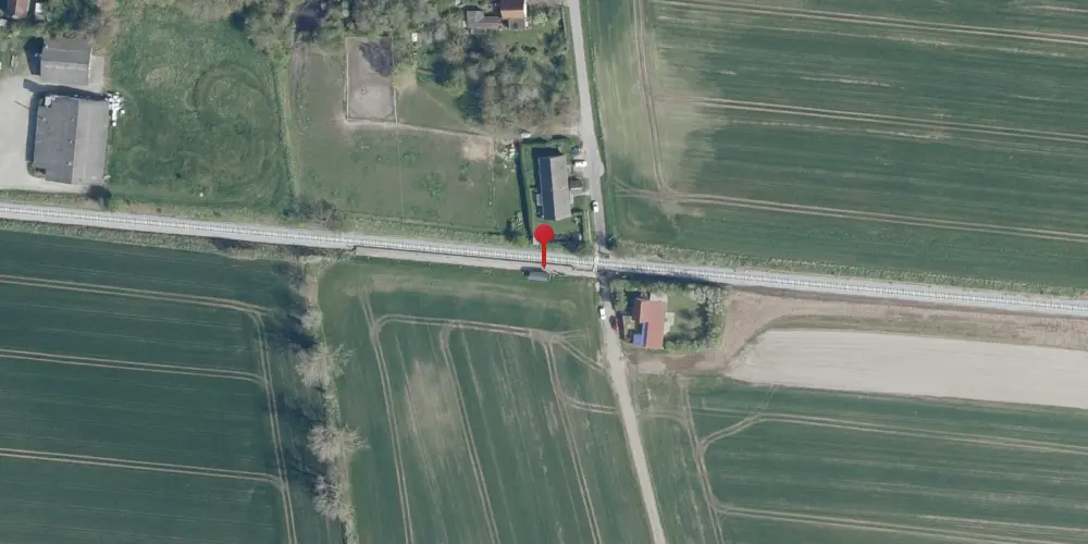 Historisk kort over Varpelev Trinbræt