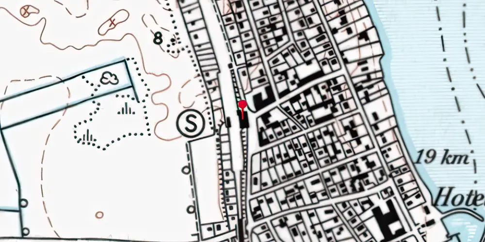 Historisk kort over Vedbæk Station Historisk kort over Vedbæk Station