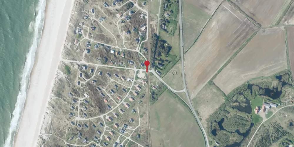 Historisk kort over Vejlby Nord Trinbræt