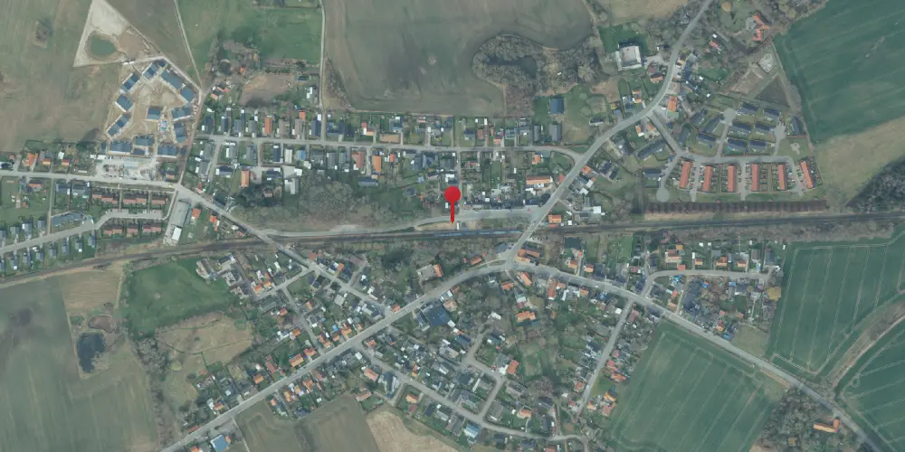 Historisk kort over Knabstrup Trinbræt