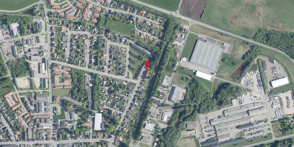 Historisk kort over Videbæk Station Historisk kort over Videbæk Station