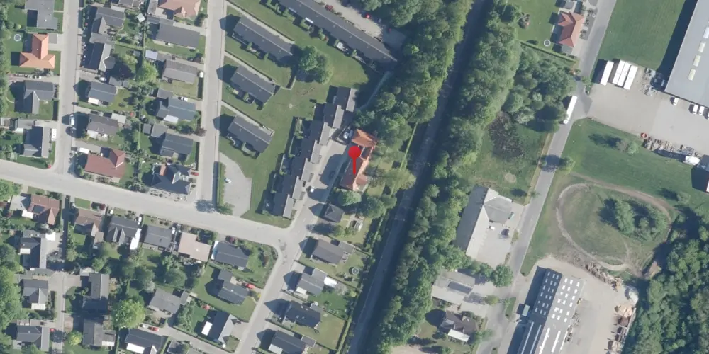 Historisk kort over Videbæk Station Historisk kort over Videbæk Station