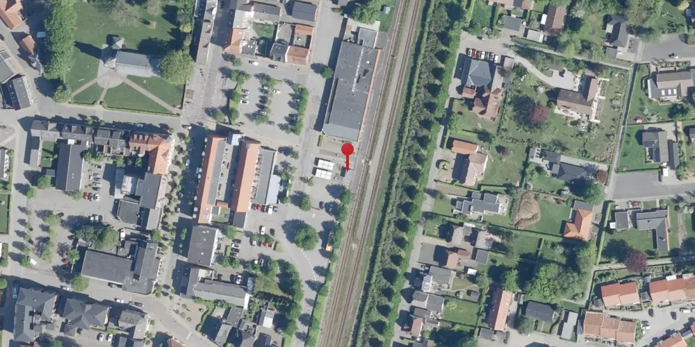 Historisk kort over Vildbjerg Trinbræt