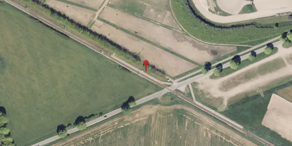 Historisk kort over Vilhelmsborg Trinbræt [1989-2016]