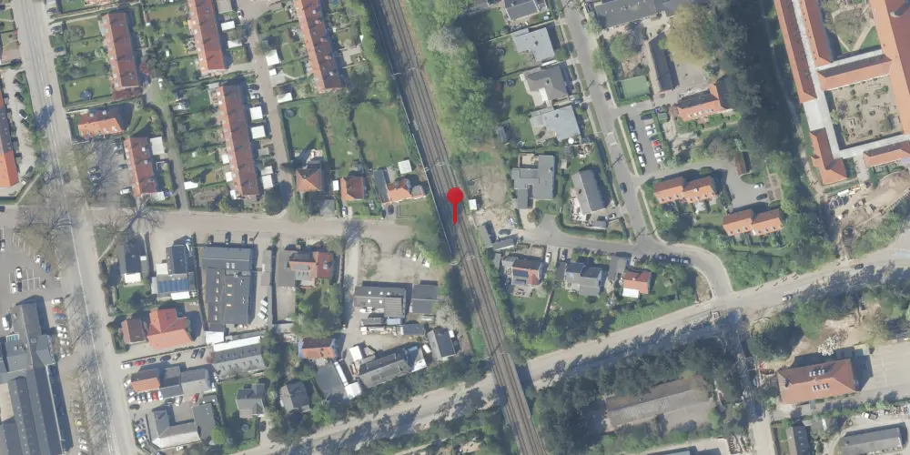 Historisk kort over Virum Trinbræt [1928-1929]