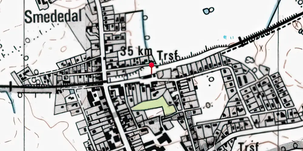 Historisk kort over Mørkøv Station Historisk kort over Mørkøv Station