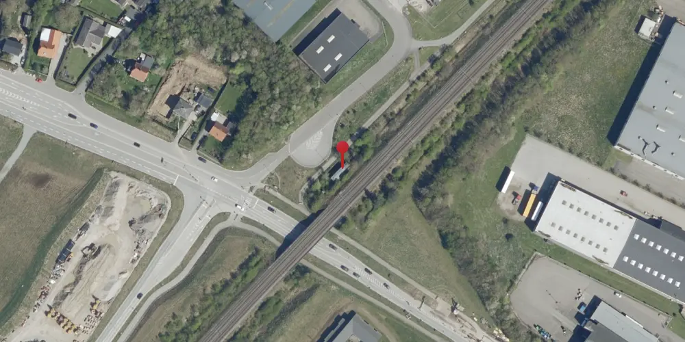 Historisk kort over Ølsemagle Teknisk Station