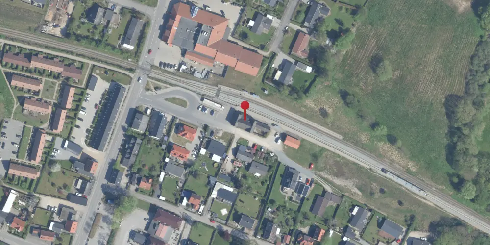 Historisk kort over Ølsted Station