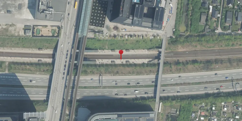 Historisk kort over Ørestad Trinbræt