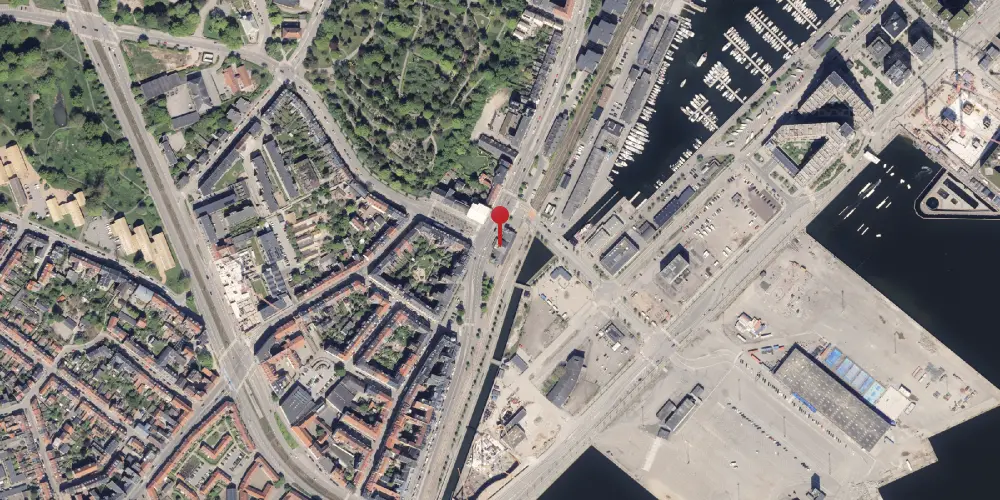 Historisk kort over Østbanetorvet Station [1983-2016]