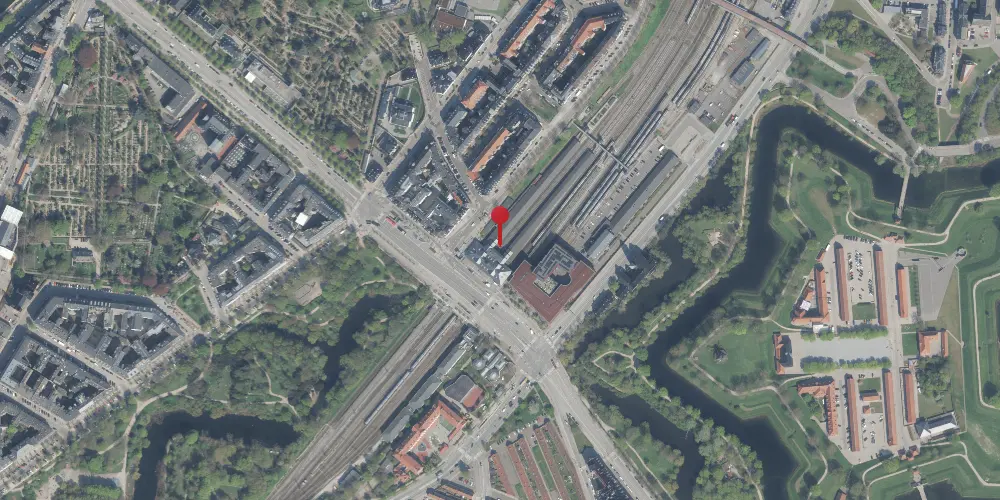 Historisk kort over Østerport Station