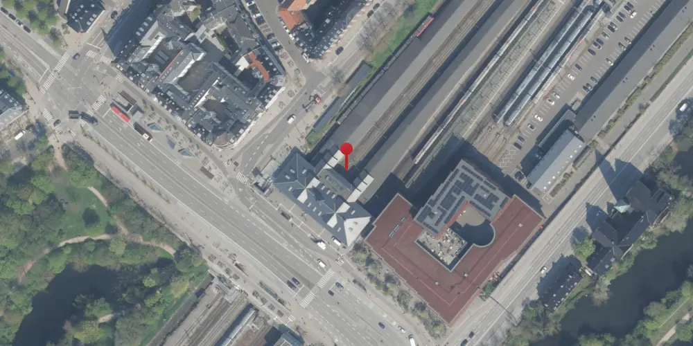 Historisk kort over Østerport Station