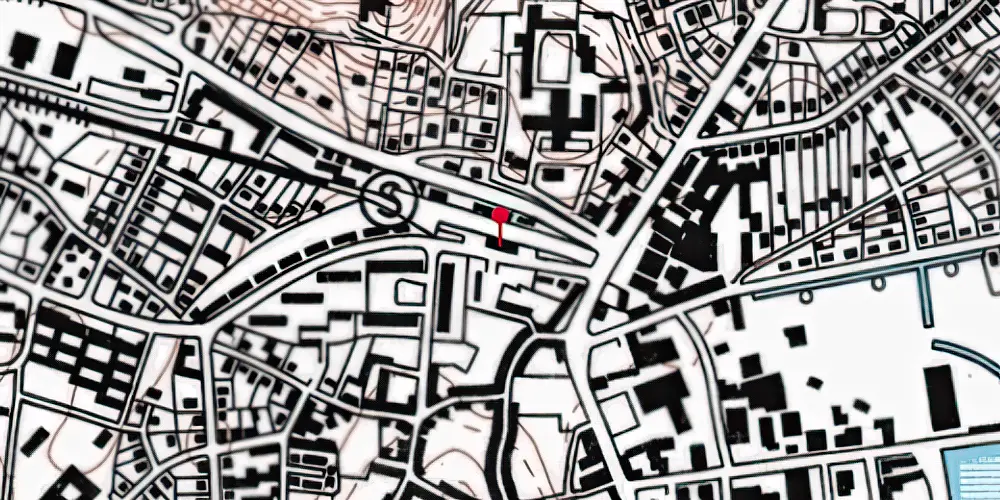 Historisk kort over Aabenraa Station