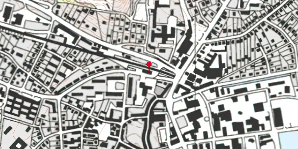 Historisk kort over Aabenraa Station