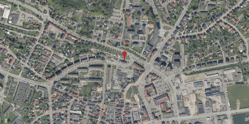 Historisk kort over Aabenraa Station