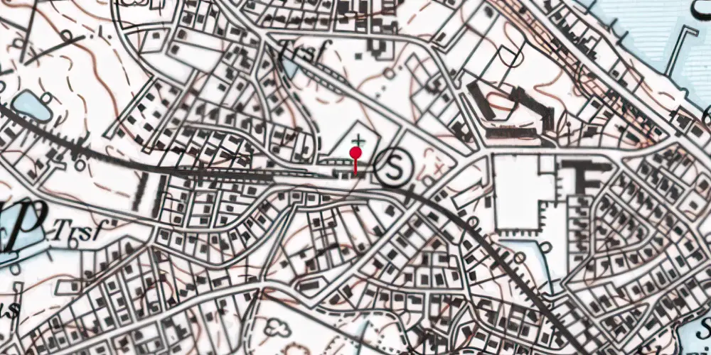 Historisk kort over Ålsgårde Station