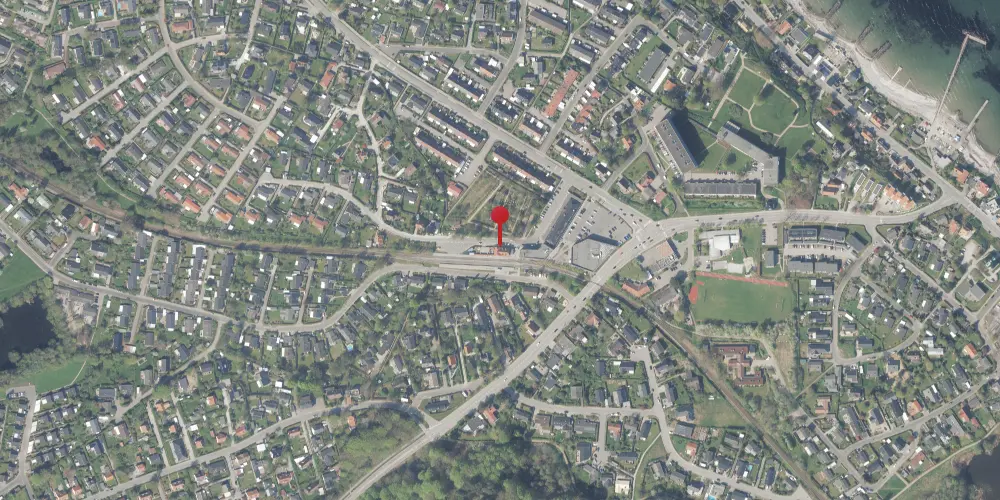 Historisk kort over Ålsgårde Station