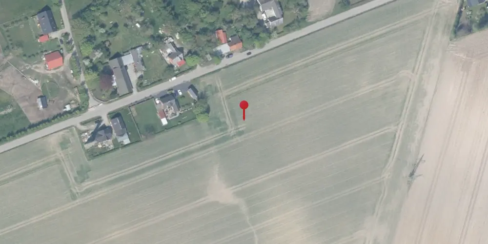 Historisk kort over Nyskole Trinbræt med Sidespor