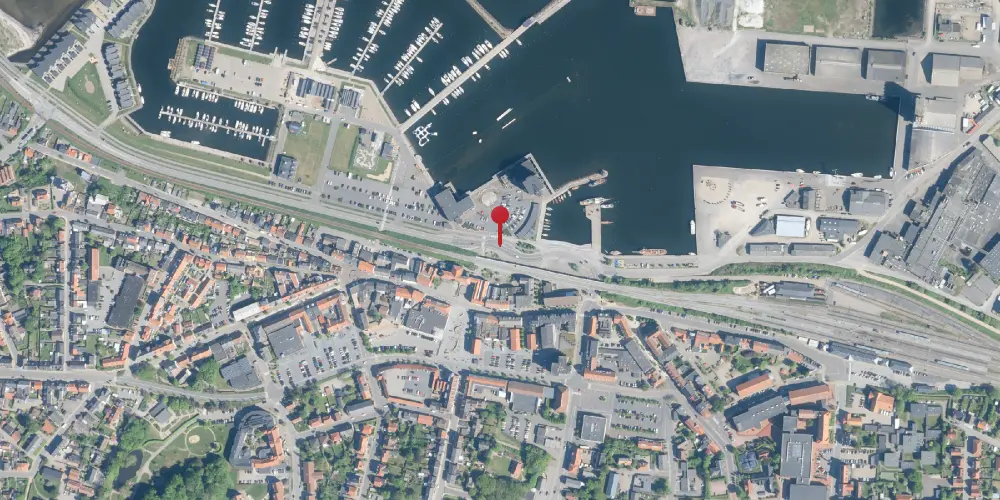 Historisk kort over Struer Havneplads Trinbræt Historisk kort over Struer Havneplads Trinbræt