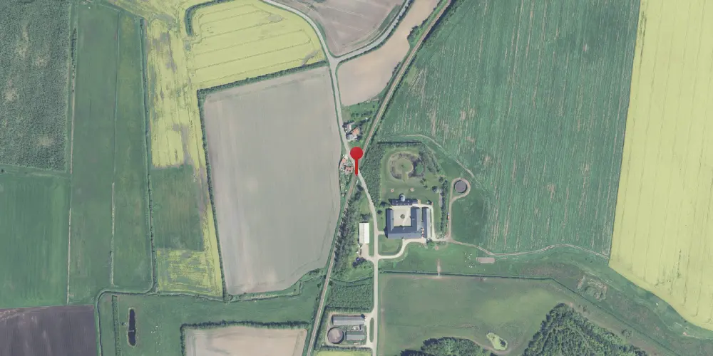 Historisk kort over Todbøl Trinbræt