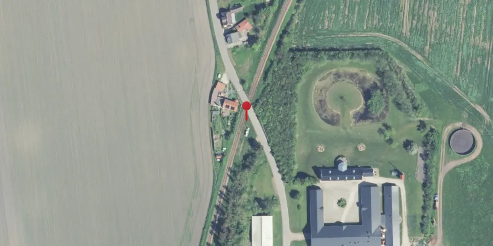 Historisk kort over Todbøl Trinbræt