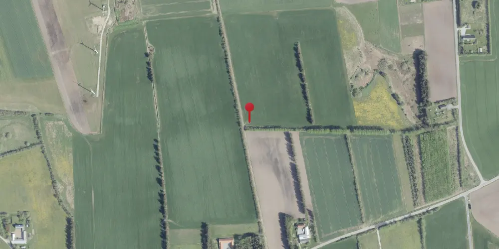 Historisk kort over Vennebjerg Trinbræt