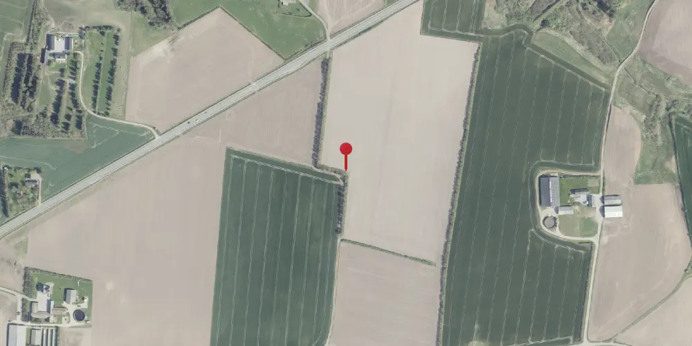 Historisk kort over Skøttrup Trinbræt