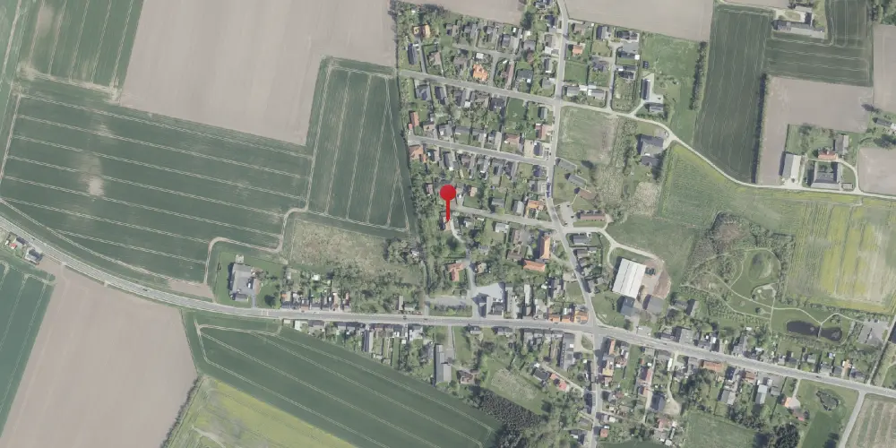 Historisk kort over Hjermitslev Station