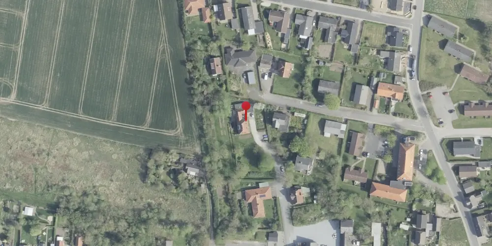 Historisk kort over Hjermitslev Station