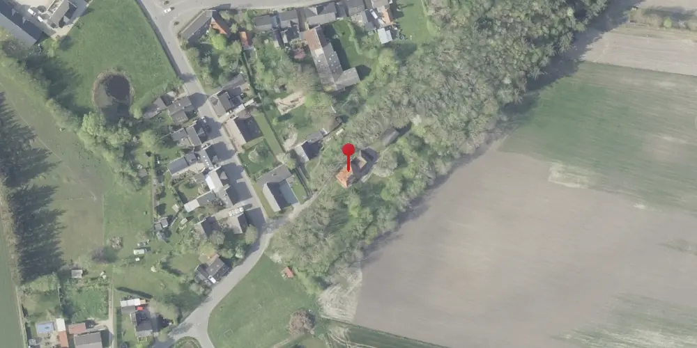 Historisk kort over Saltum Station