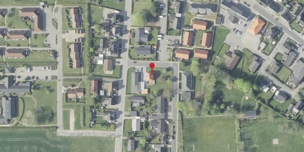 Historisk kort over Kaas Station