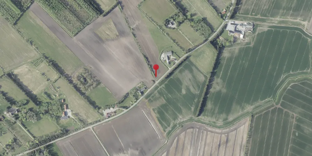 Historisk kort over Røde Hede Trinbræt