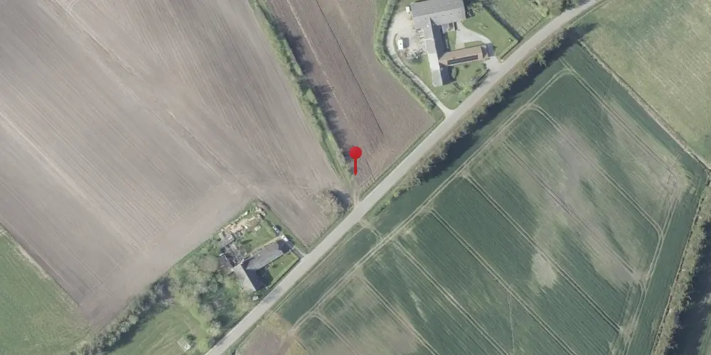 Historisk kort over Røde Hede Trinbræt