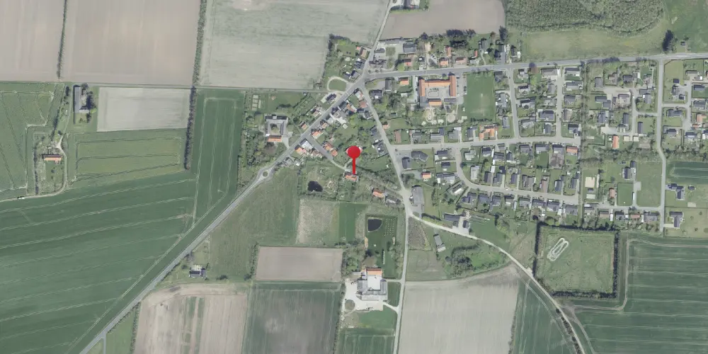 Historisk kort over Lørslev Station