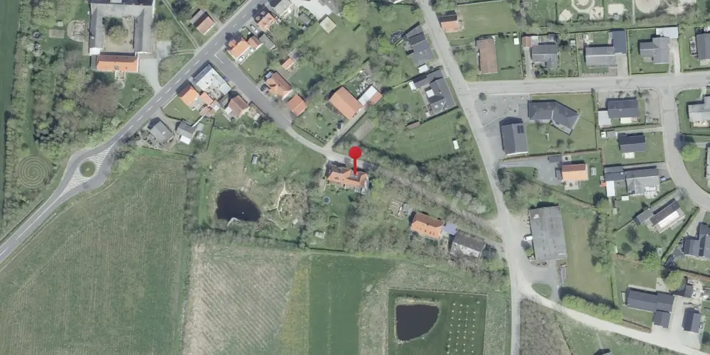 Historisk kort over Lørslev Station