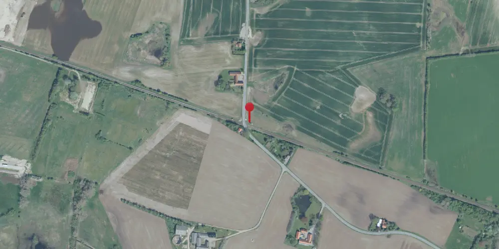 Historisk kort over Ubberup Trinbræt