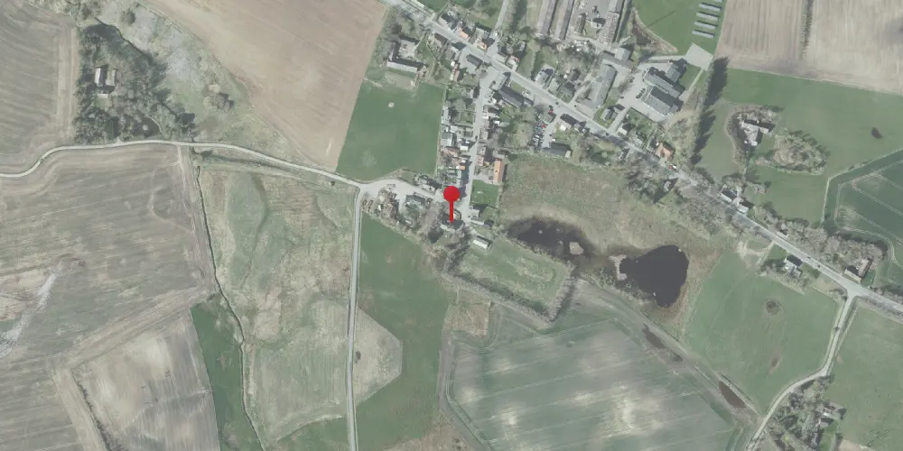 Historisk kort over Sæsing Station